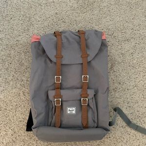 Grey Herschel backpack